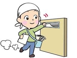 ポスティングの様子